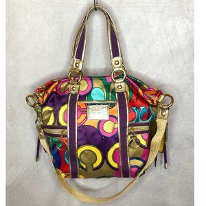 Coach Poppy Rare Spotlight Pop C Signature 14377 Multicolor Purse
